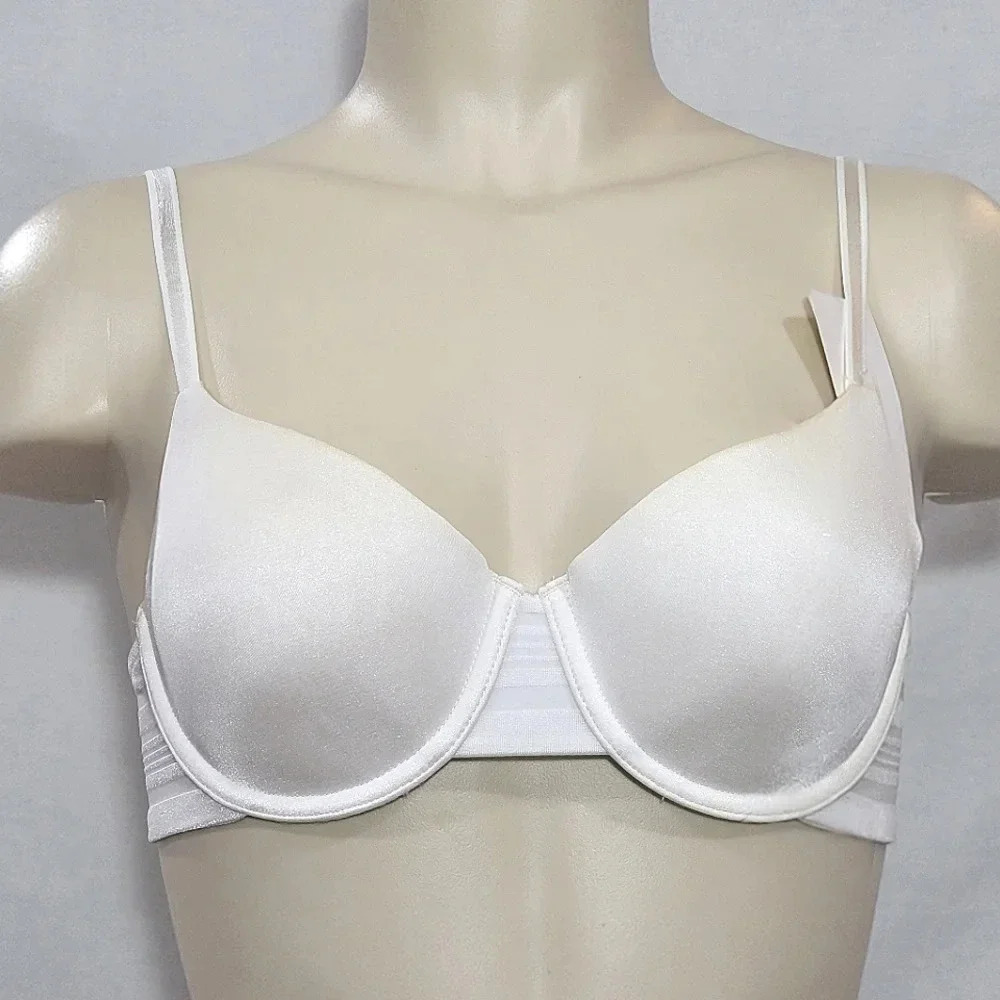 34D Vanity Fair 75273 Beautifully Smooth Invisible‎ Lines Bra White NWT